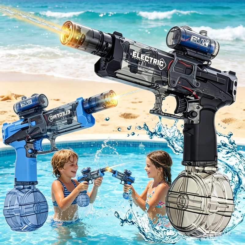 Outdoor Hunting Toys - مسدسات مياه كهربائية للأطفال بإطلاق مستمر