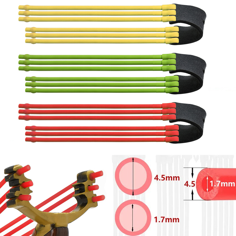Outdoor Hunting Products - أربطة مطاطية خاصة لمقلاع قابلة للطي،