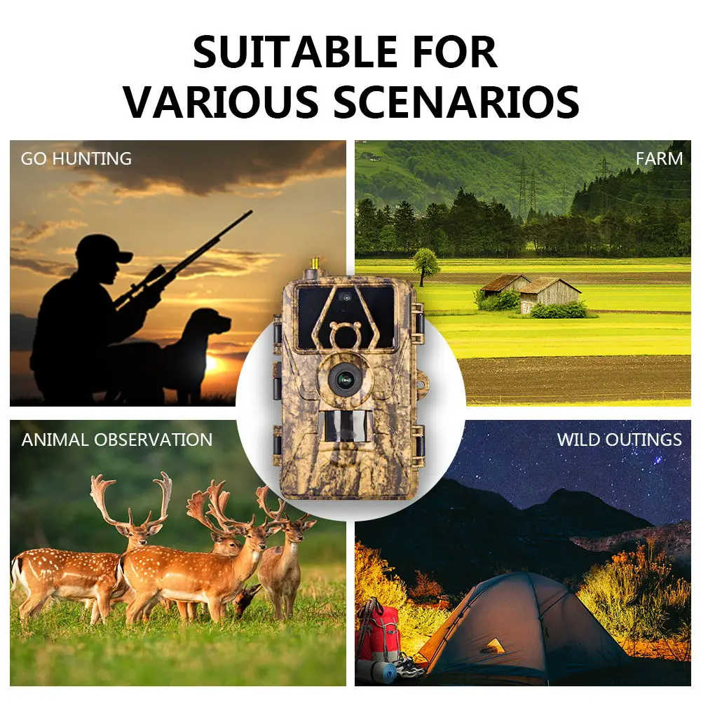 Hunting Outdoor Camera - كاميرا الصيد الذكية PR801G 4G LTE