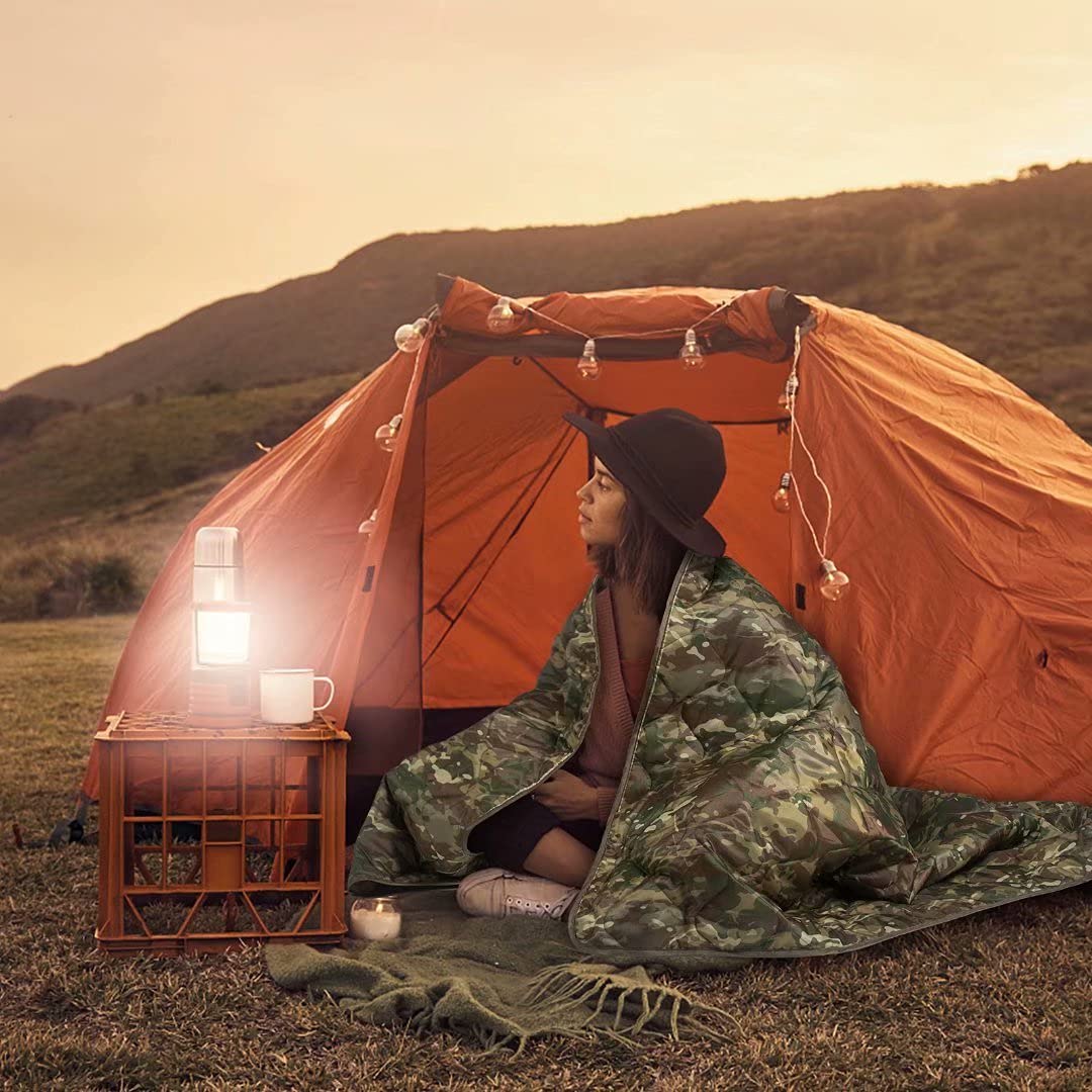 Welead التخييم بطانية التمويه  - مراجعة Outdoor Hunting Blanket وسعره