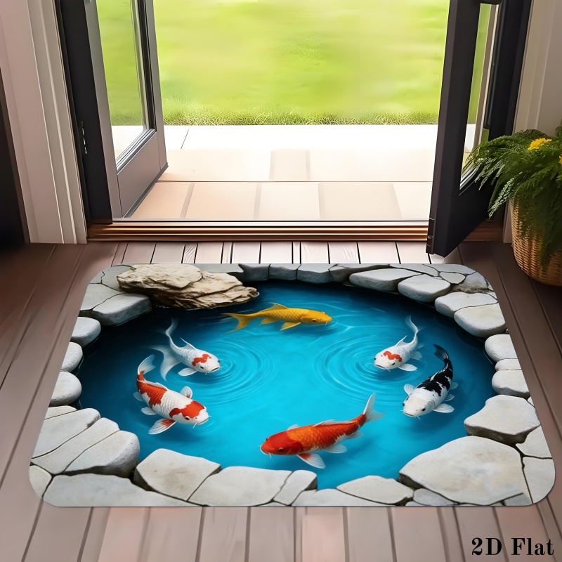 سجادة مدخل ريفية بتصميم رأس غز - مراجعة Hunting Outdoor Rug وسعره