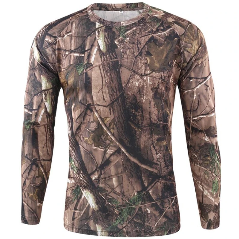 البوب طويلة الأكمام التمويه تي - مراجعة Hunting Outdoor Clothing Brands وسعره