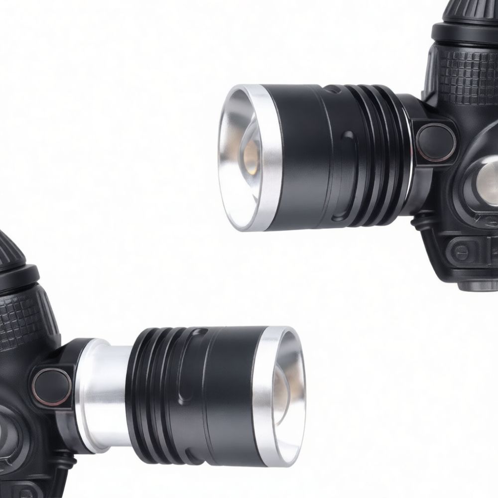 مصباح رأس LED محمول P50، إضاءة - مراجعة Headlamp Tactical Bright وسعره