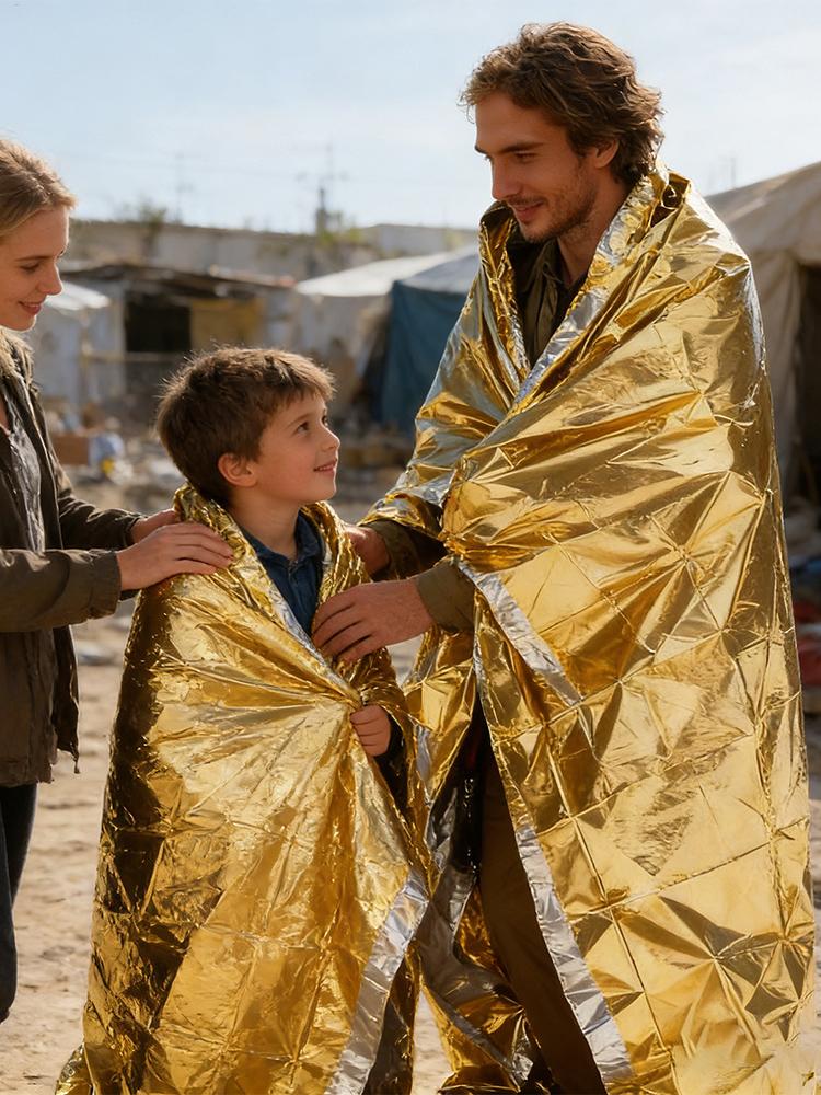 بطانيات النجاة العاكسة للحرارة - مراجعة Outdoor Hunting Blanket وسعره