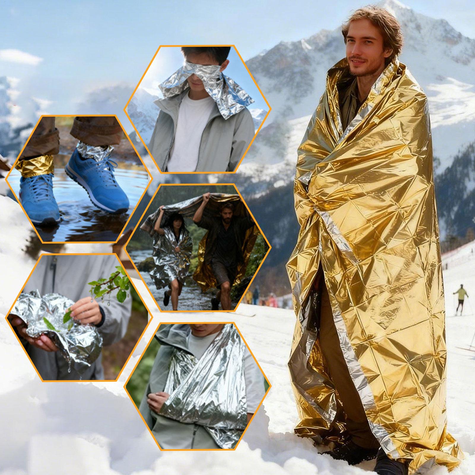 بطانيات النجاة العاكسة للحرارة - مراجعة Outdoor Hunting Blanket وسعره