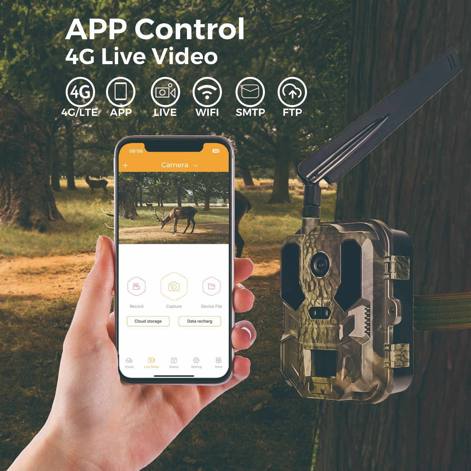4G في الهواء الطلق الحياة البر - مراجعة Hunting Outdoor Camera وسعره