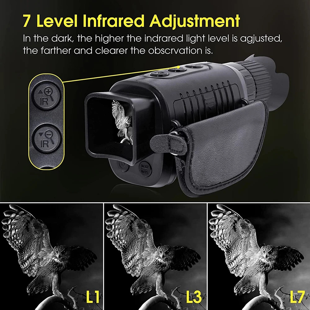 جهاز رؤية ليلية أحادي العين بد - مراجعة Hunting Outdoor Camera وسعره